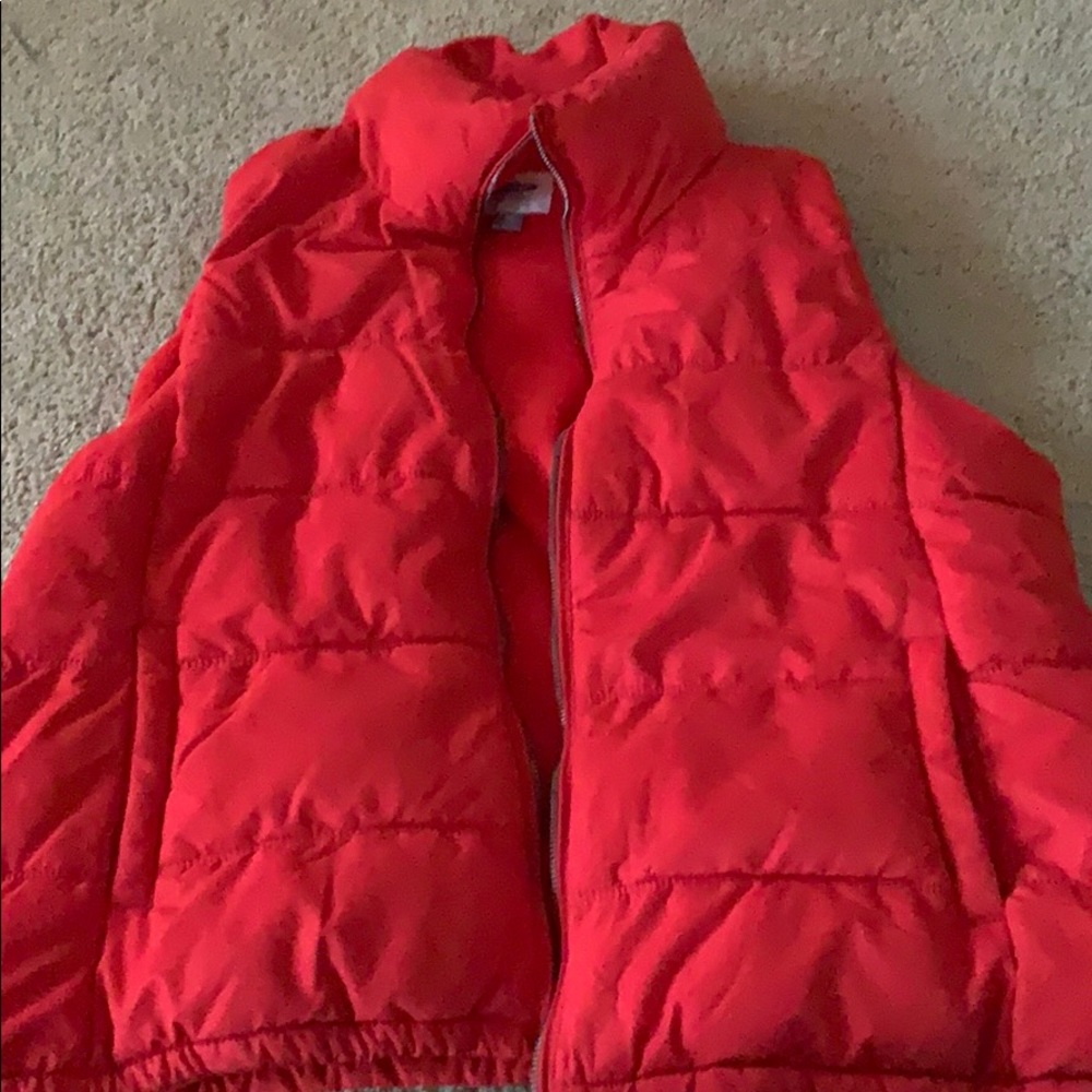 Red Puff Vest
